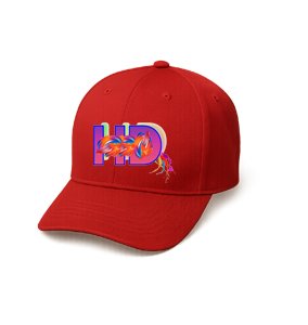 cap red with logo